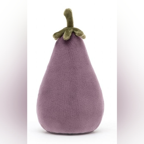 Jellycat Vivacious π Eggplant 7x3.75" Plush & Soft NWT - Picture 6 of 6